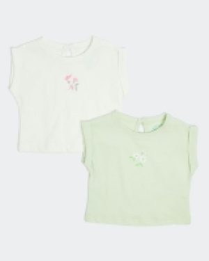 Leigh Tucker Willow Slater Baby T-Shirts - Pack Of 2 (0 mont