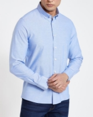 Slim Fit Long-Sleeved Oxford Solid Shirt 7.00 €
