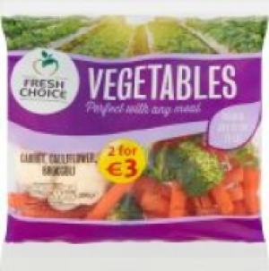 Fresh Choice Broccoli & Carrot & Cauliflower Bag