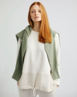 Dunnes Stores  Carolyn Donnelly The Edit Cotton Drawstring Sweater