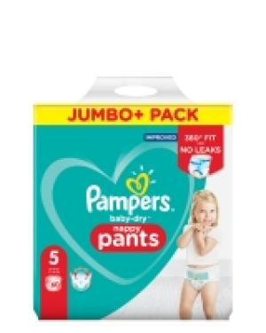 Pampers Baby Dry Pants Size: 5 Jumbo Pack - 60 Nappies 8.00 €