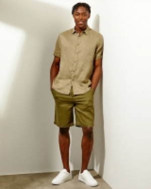 Dunnes Stores  Regular Fit 100% Linen Short