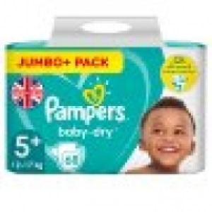 Pampers Baby Dry Size 5+ Jumbo+ Pack 14.00 €