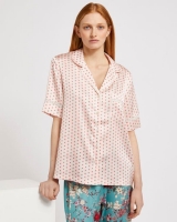 Dunnes Stores  Carolyn Donnelly Eclectic Oriental Short-Sleeved Pyjama Top