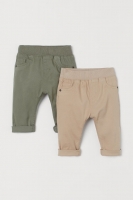 HM  2-pack pull-on trousers