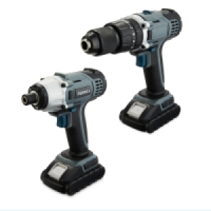 Ferrex 18V Impact Drill & Driver Set
