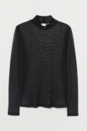 HM  Ribbed turtleneck top