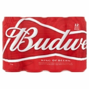 BUDWEISER CAN PACK 12 X 500ML 13.00 €