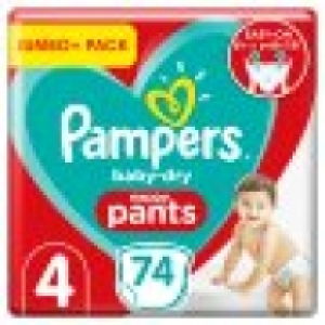 Pampers Size 4 Baby Dry Nappy Pants 7