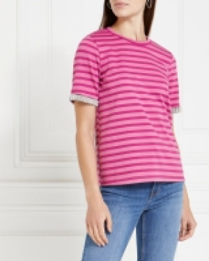 Dunnes Stores  Gallery Marais Diamante Trim Tee