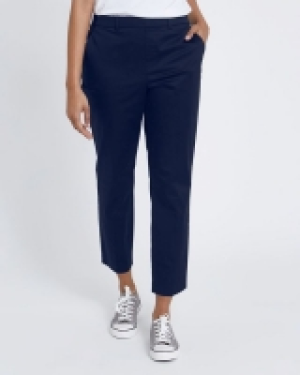 Cotton Pull On Slim Leg Trouser