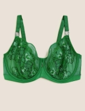 Autograph Allure Embroidered Underwired Balcony Bra F-H