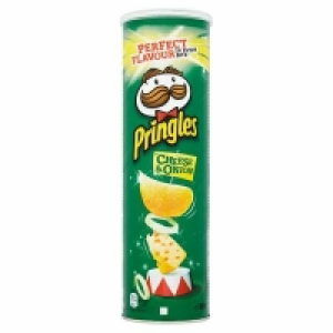 PRINGLES CHEESE & ONION CRISPS 200G