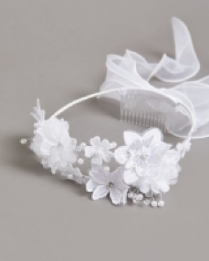 Paul Costelloe Living Pearl Floral Crown