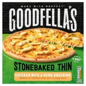 Goodfellas Stone Baked Thin Chicken Pizza 355g