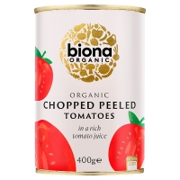 SuperValu  Biona Organic Chopped Peeled Tomatoes