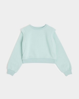 Dunnes Stores  Girls Crop Sweatshirt (7-14 years)