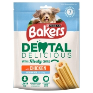 Bakers Dental Delicious with Chicken Medium Dog 7 Pack