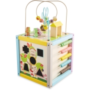 Wooden Forest Friends Activity Cube