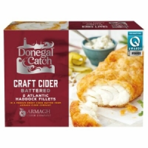Donegal Catch Cider Battered Haddock Fillets 2 Pack 270g 4.00 €