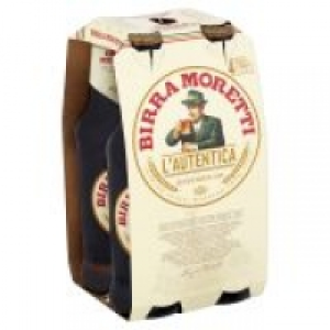 Birra Moretti Beer Bottles