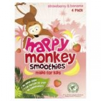 EuroSpar Happy Monkey Smoothies Strawberry & Banana