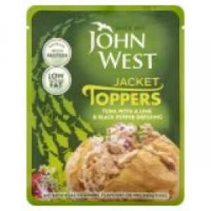 John West Jack Toppers Tuna Pouch Range
