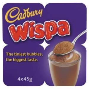 Cadbury Wispa Chocolate Dessert 4 Pack 1.99 €