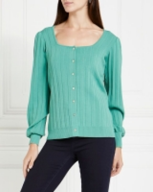 Dunnes Stores  Gallery Jade Pleat Cardigan