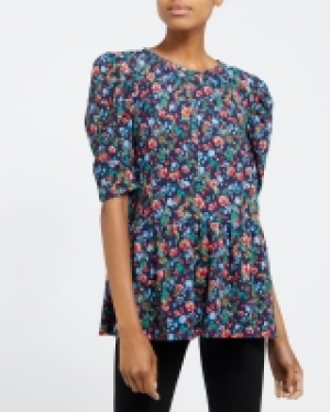 Jersey Puff Sleeve Top