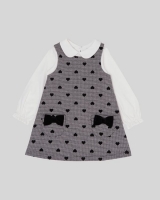Dunnes Stores  Heart Pocket Pinny (0 months-4 years)