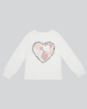 Dunnes Stores  Heart Long-Sleeved Top (2-8 years)