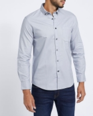 Regular Fit Long Sleeve Oxford Print Shirt 7.00 €