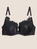 Marks and Spencer Boutique Satin & Lace Underwired Balcony Bra A-E