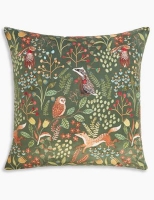 Marks and Spencer  Woodland Print Embroidered Cushion