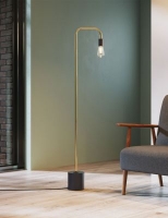 Marks and Spencer  Exposed Bulb Curved Floor Lamp