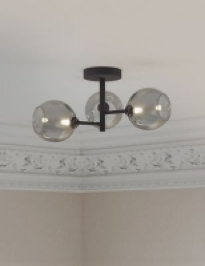 Marks and Spencer  3 Light Globe Flush Ceiling Light