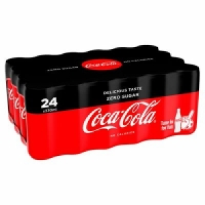 COKE ZERO PARTY CAN PACK 24 X 330 ML