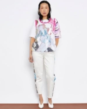 Joanne Hynes The Waiting Girl Printed Sequin Top (With Movin
