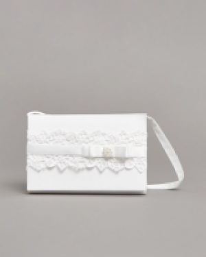 Dunnes Stores  Paul Costelloe Living Ivory Lace Box Bag