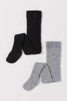 HM  2-pack wool-blend tights