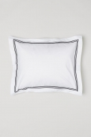 HM  Cotton percale pillowcase