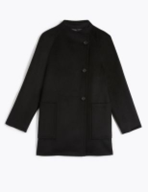 Pure Wool Funnel Neck Coat 288.00 €