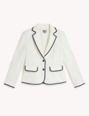 Jaeger Single Breasted Tailored Jersey Jacket