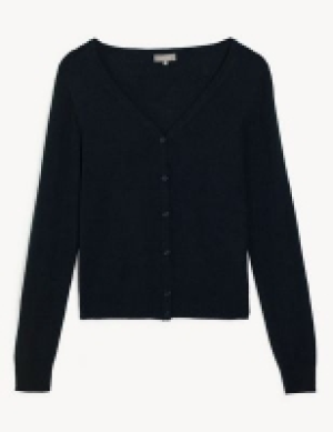 Marks and Spencer Jaeger V-Neck Cardigan with Cashmere