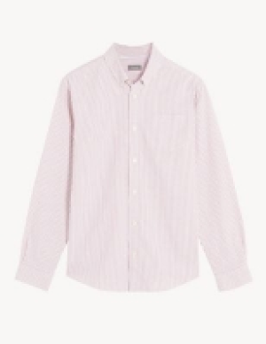 Jaeger Pure Cotton Striped Oxford Shirt