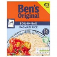 EuroSpar Bens Original Basmati Boil In the Bag Rice Price marked