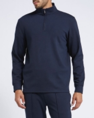 1-4 Zip Funnel Neck Top
