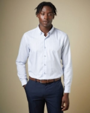 Regular Fit Light Blue Luxury Collar Shirt