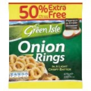 Green Isle Onion Rings +50% Extra Free